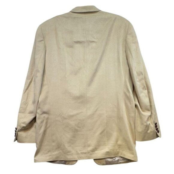 Ralph Lauren Mens Blazer Size 42T Beige Made In Canada - Picture 12 of 13